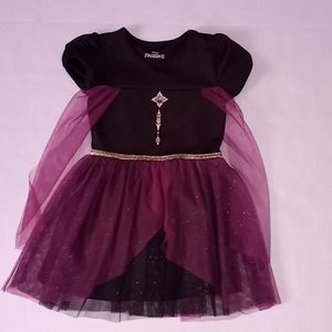 Frozen 2 Princess Dress with Sheer Purple Cape